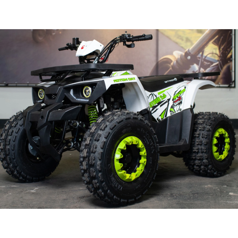 Квадроцикл Forte Hunter 125 з червоними вставками