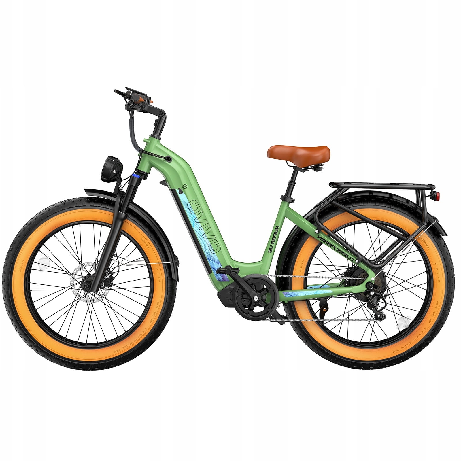 Електрофетбайк Ovivo Hyper V6 250W зелений