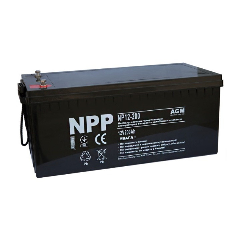 Акумулятор гелевий NP12-200(12V200AH)