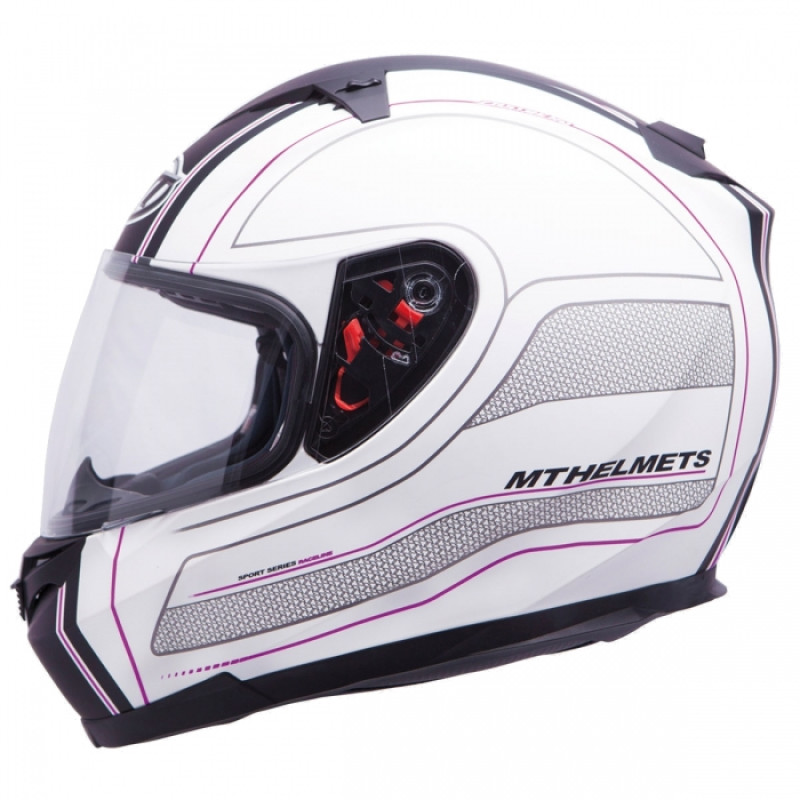 MT Helmets BLADE SV Raceline matt black / pink