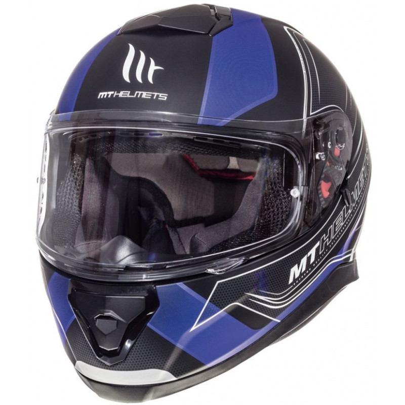 MT Helmets Thunder 3 Trace Matt Black Blue