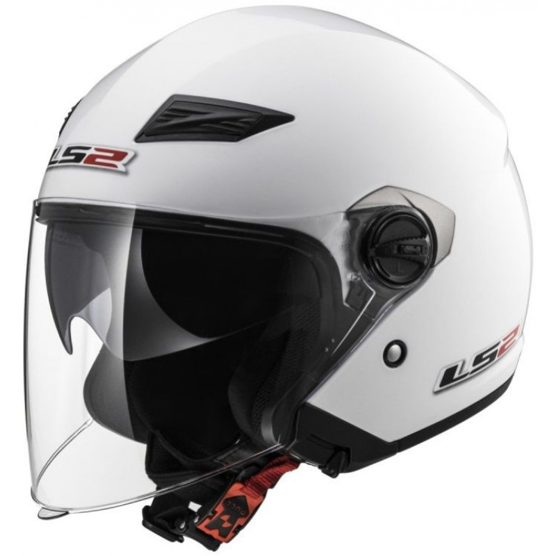 Відкритий шолом LS2 OF569 Track White Gloss