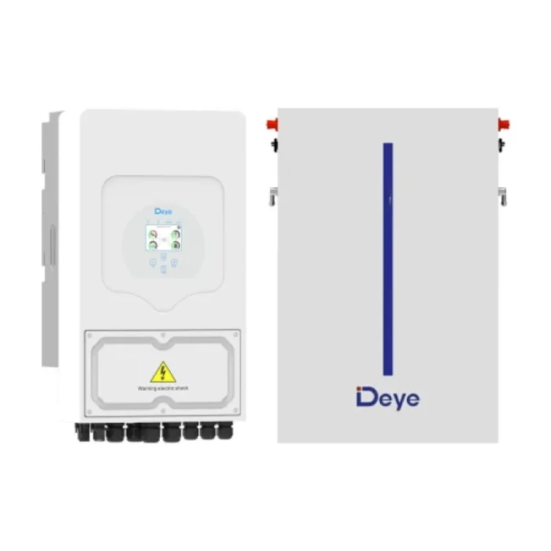 Гібридний інвертор Deye SUN-3,6K-SG03LP1-EU WiFi 3,6KW + Акумуляторна батарея RW-M6.1 6,14 кВт/год