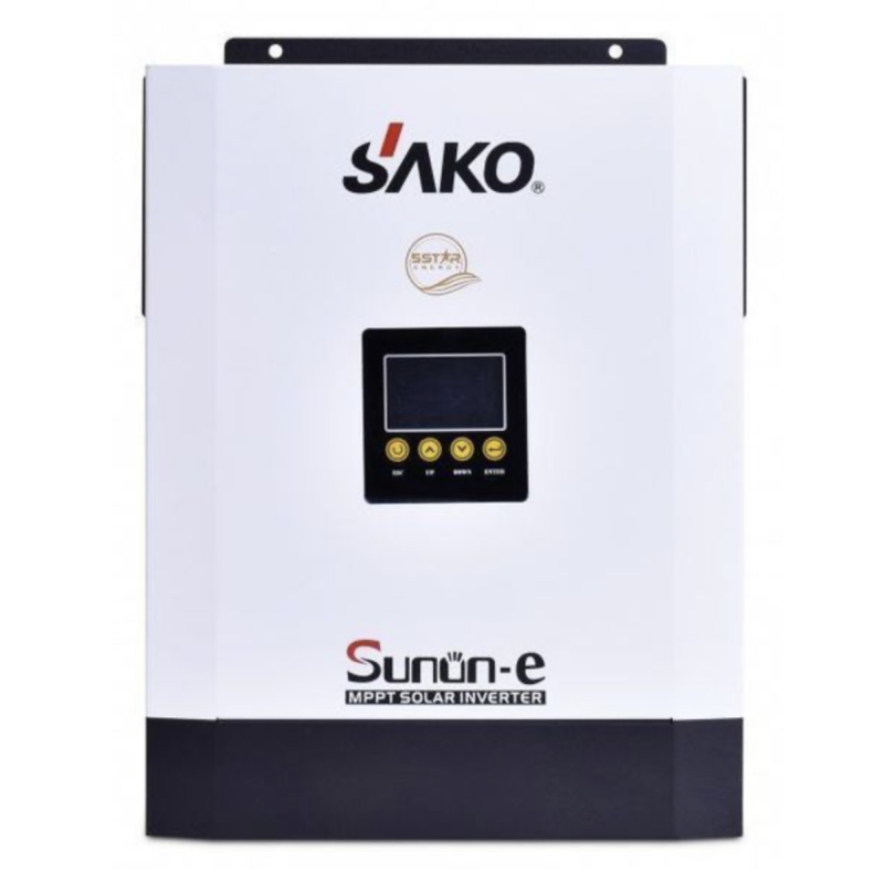 Гібридний інвертор SAKO 3000-24 (3000VA / 2400W, 24В, MPPT 80A)