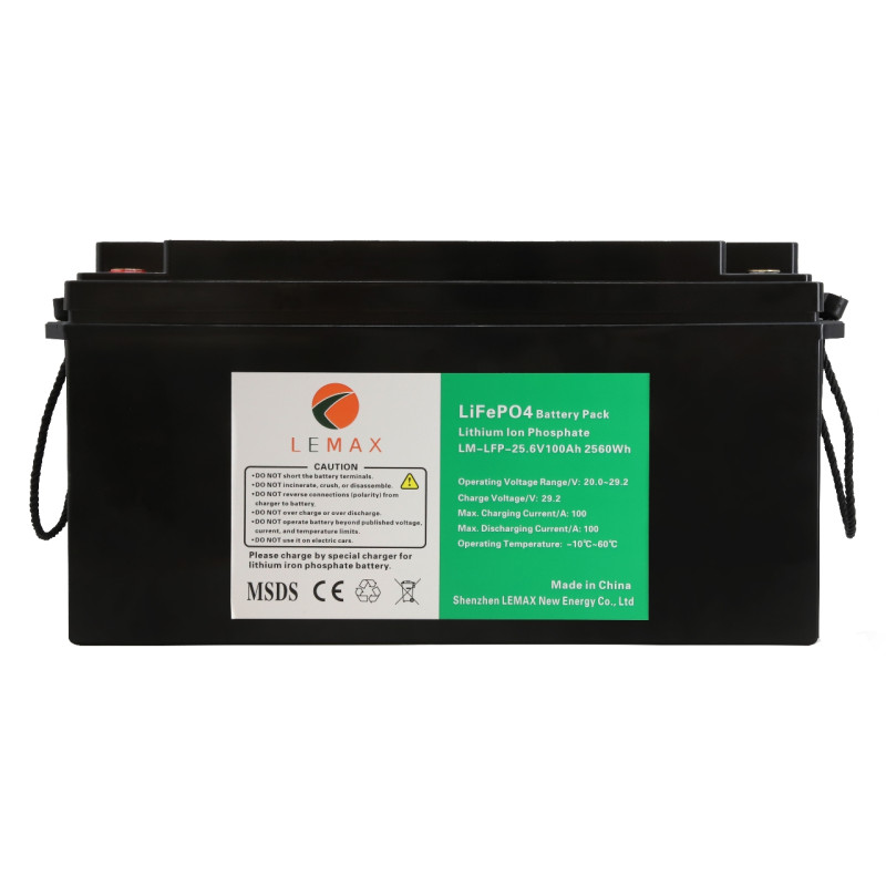 Акумулятор Lemax LM-LFP 25.6V 100Ah LiFePO4 з BMS (літій-залізо-фосфатний акумулятор)