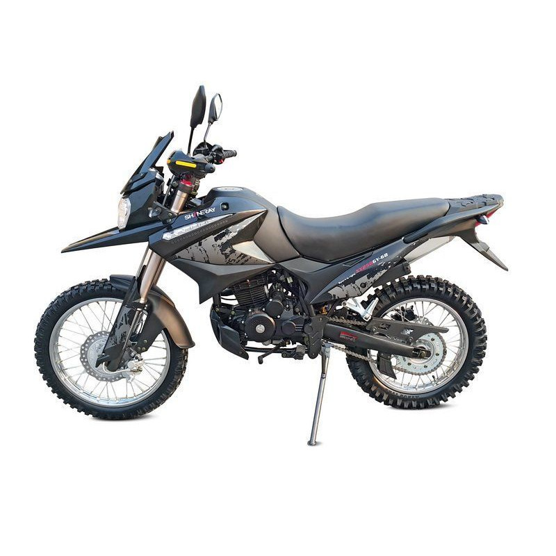 Мотоцикл Shineray XY250-6B CROSS (крос-шина KENDA 21''/18'') Чорний