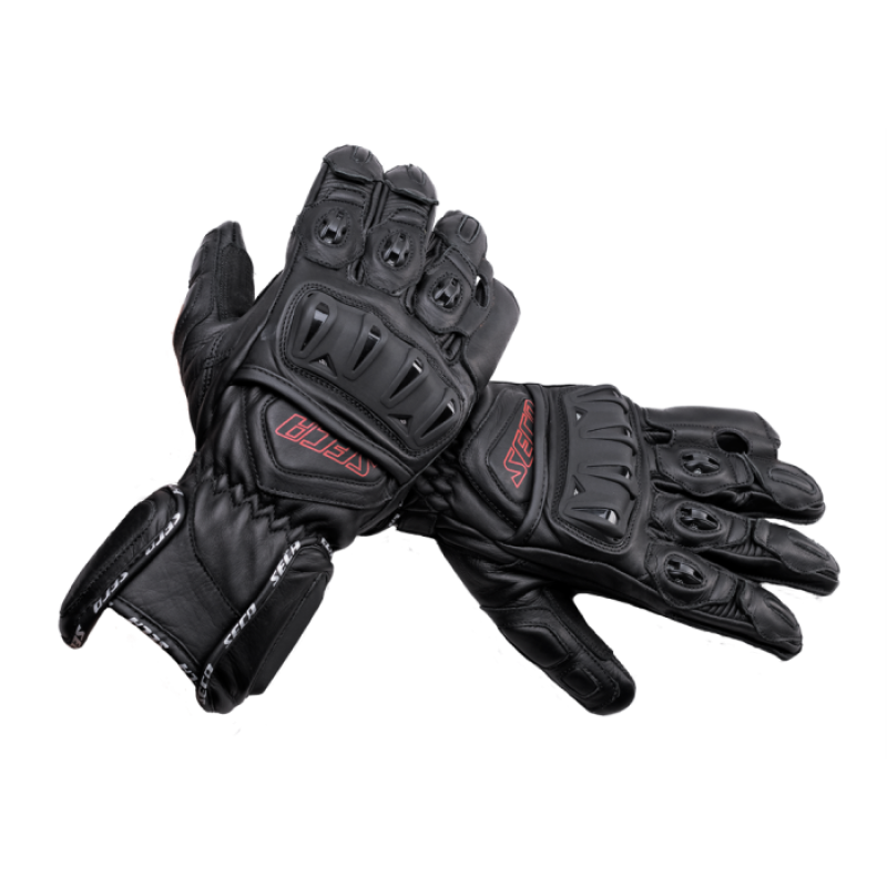 Мотоперчатки Seca Atom II black